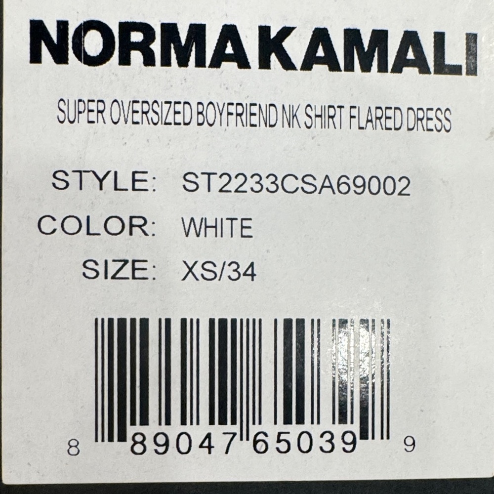 Norma Kamali White Long Sleeve Belted Dress - Picture 15 of 15